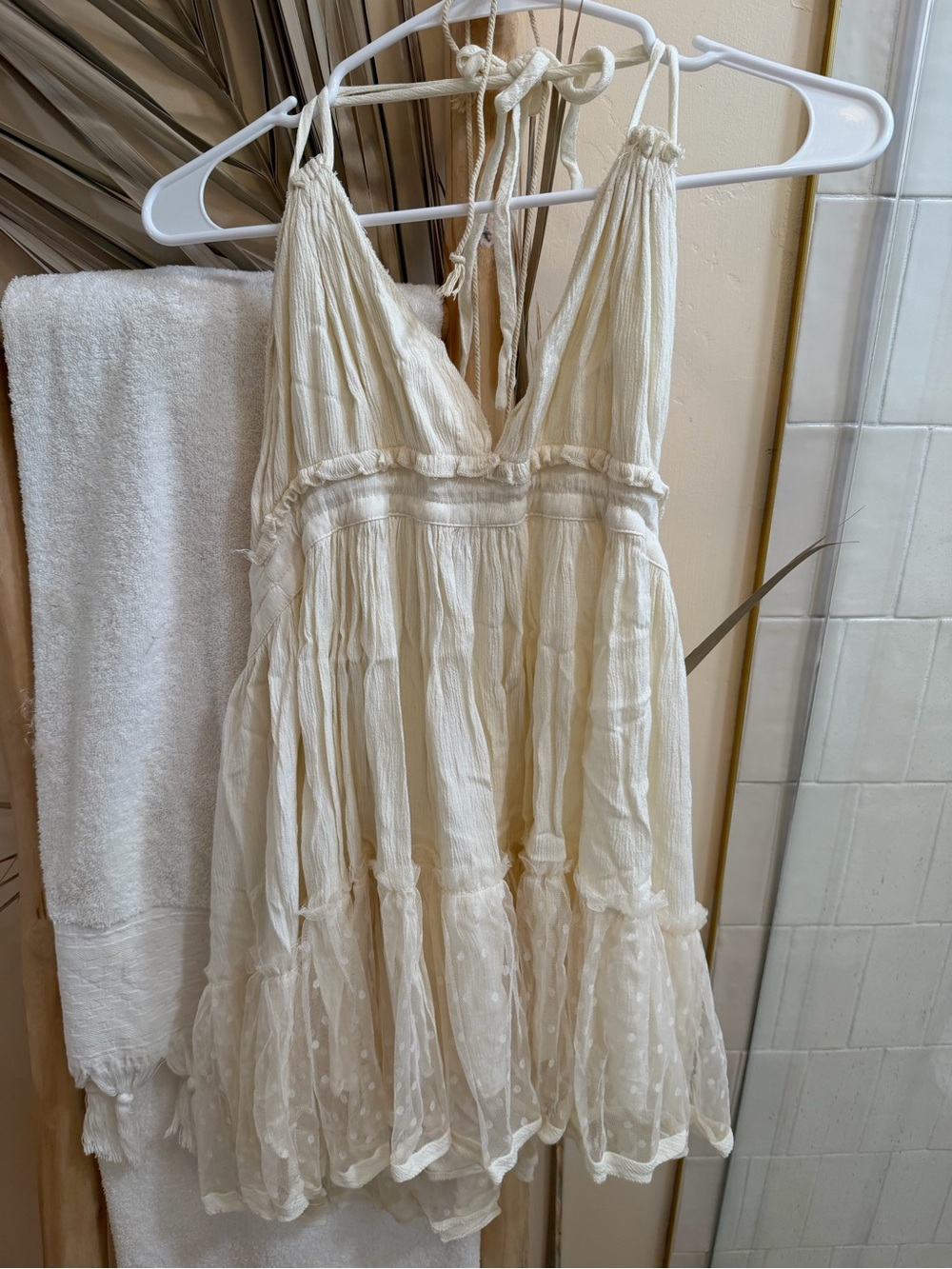 Boho mini dress Coachella style size small
